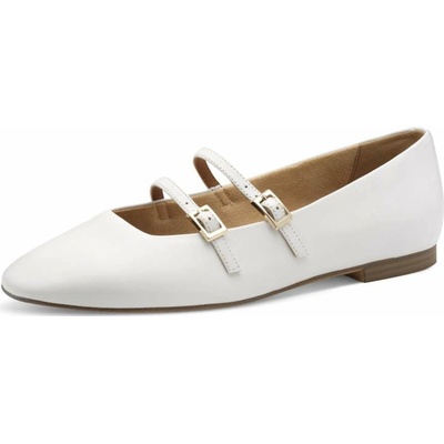 Tamaris dámské baleríny 22142-44-100 bílá – Sleviste.cz