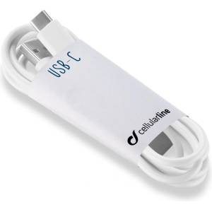 Techaway Кабел Techaway - 5991, USB-A/USB-C, 0.9 m, бял (5991)