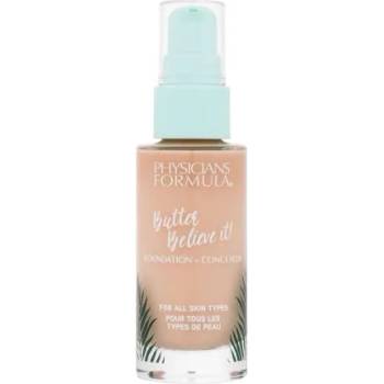 Physicians Formula Butter Believe It! Foundation + Concealer дълготраен кремообразен фон дьо тен 30 ml нюанс Fair-To-Light