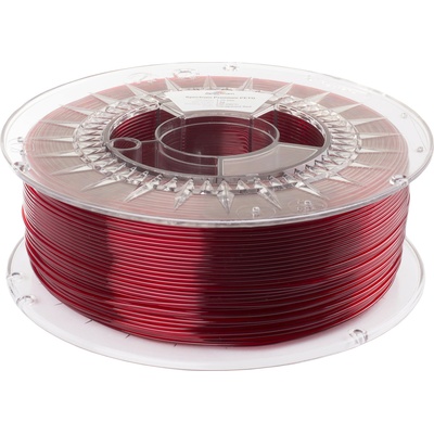 Spectrum PETG Premium Transparent Red - 1, 75 mm / 1000 g (80050)