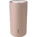 Stelton Термочаша To-Go Click с двойни стени от стомана 200 мл цвят пепел от рози (675-50)