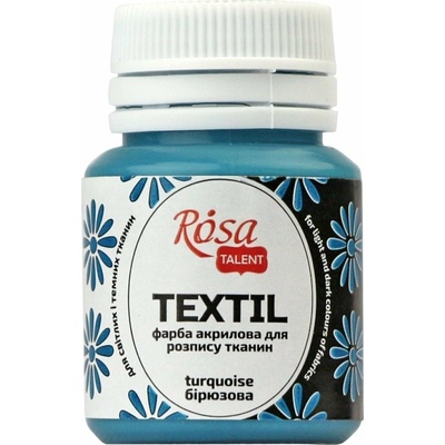 Rosa Talent farba na textil 20 ml 36 turquoise