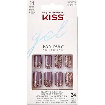 Kiss Gelové nehty 60669 Gel Fantasy 24 ks – Zboží Dáma