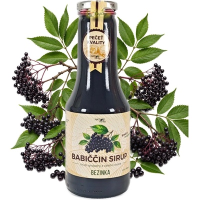 Nature NoTea Babiččin sirup Bezinka 0,49 l