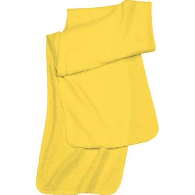 K-UP fleecová šála žlutá