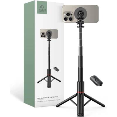 Стойка, Трипод и Селфи стик Tech-Protect Magsafe Bluetooth Selfie Stick Tripod (5906203691241)