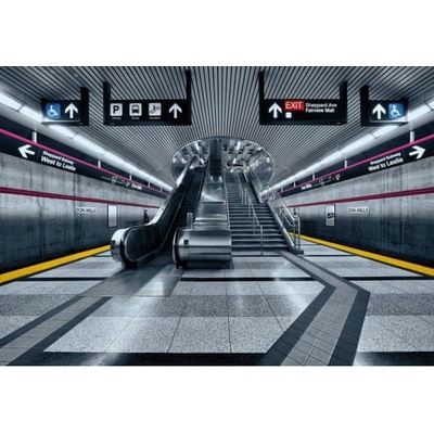 KOMAR 8-996 Papierové fototapety Subway, rozmer 368 cm x 254 cm
