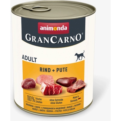 Animonda Gran Carno Adult hovädzie & morka 6 x 800 g