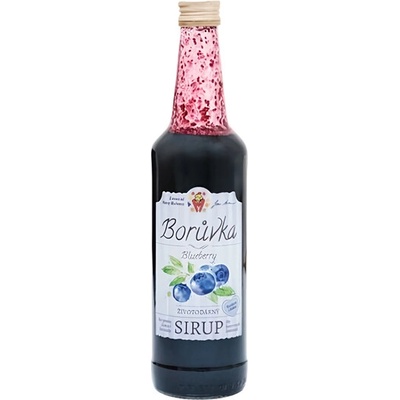 Jan Blahovec Hýskovský sirup Borůvka 0,6 l