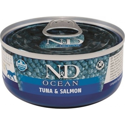 N&D Cat Ocean Adult Tuna & Salmon 70 g – Zbozi.Blesk.cz