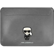 Púzdro Karl Lagerfeld Rukáv KLCS16PISFG 16 Saffiano Ikonik Karl strieborné