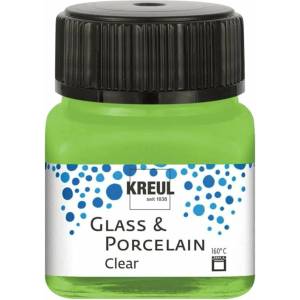 Kreul Clear Боя за стъкло Apple Green 20 ml 1 бр (<![CDATA[16297]]>)