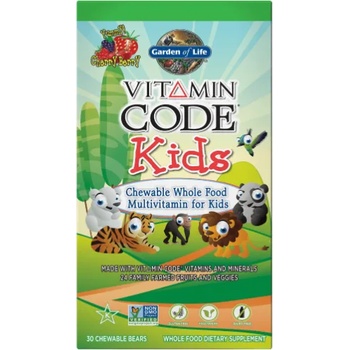 Garden of Life Vitamin Code Kids (мултивитамини за деца) - 30 плюшени мечета
