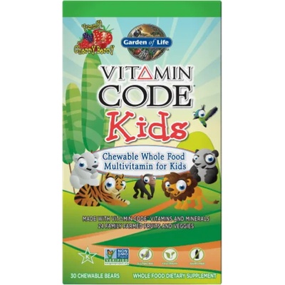 Garden of Life Vitamin Code Kids (мултивитамини за деца) - 30 плюшени мечета