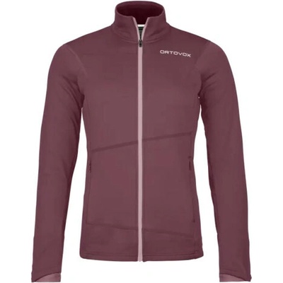 Ortovox Fleece Light Jaket vínová