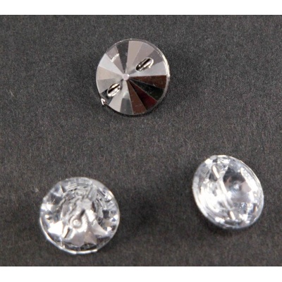 Luxusný kryštálový gombík - svetlý kryštál - priemer 1,3 cm