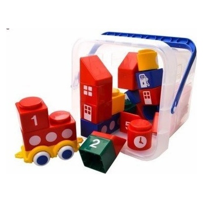 Viking Toys Mini balíčky a bloky v kyblíku, 19 ks