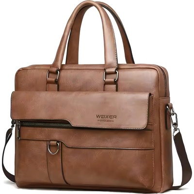 HARAHU Мъжка Чантичка за кръст WEIXIER GA-35450 - Кафява / Maxi KP35450 (GA-35450)