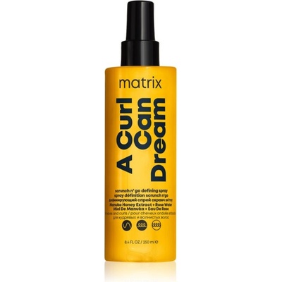 Matrix Total Results A Curl Can Dream Scrunch N' Go Defining Spray For Waves and Curls 250 ml