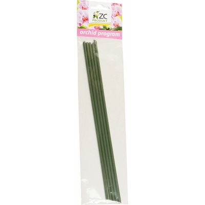 Tyčka k orchideji plastová 27 cm - 5 ks zelená