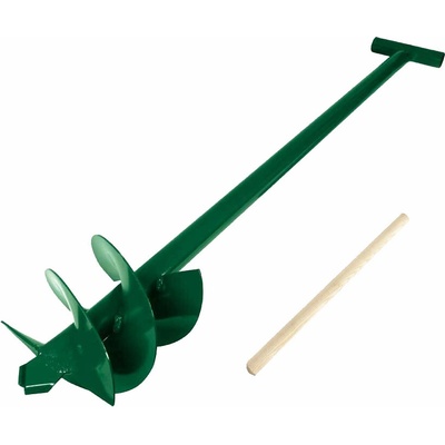 Ručný pôdny vrták 15 cm zelený