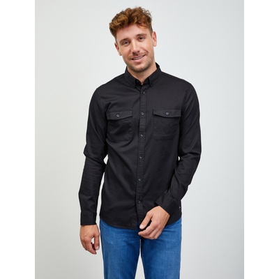 ZOOT. lab Черна мъжка риза ZOOT. lab Stanley ZOOT. lab | Cheren | МЪЖЕ | S
