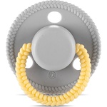 Baby Care Силиконова залъгалка с капаче Lorelli - Baby Care, Circle, 0 m+, Grey (10220750003)