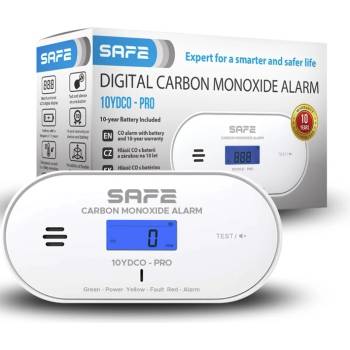 SAFE HOME europe s. r. o SAFE HOME europe s. r. o. Многофункционален дигитален детектор за CO SAFE 10YDCO