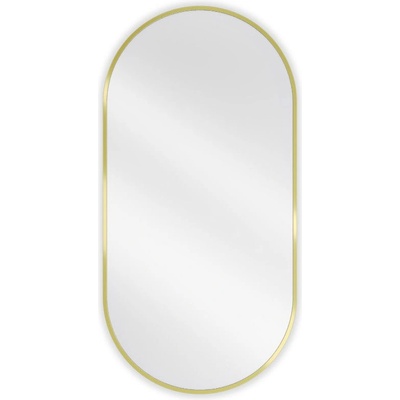 Mexen Loft овално огледало за баня 100 x 50 cm, златна рамка - 9851-100-050-000-50 (9851-100-050-000-50)