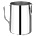 Haschever HR-Иноксова мерителна кана 2.2L Ø12xh17cm (3SLDGR0214004) (0189359)