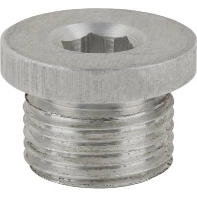 KS Tools 430.2227 Zátka na vypúšťanie oleja, vnútorný šesťhran 8mm, M18x1,5x11mm, balenie 25ks