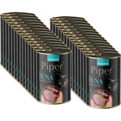 PIPER Cat Sterilised Tuniak 24 x 400 g