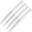 Opinel Комплект трапезни ножове Opinel №125 Bon Appetit White, 4 бр (001904-pe)