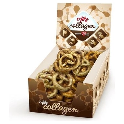 COBBYS PET AIKO Collagen Preclík M kachna a Hovězí 8,5 x 7,5 x 3,2 cm 48 52 g