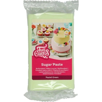 FunCakes Zelený rolovaný fondán Pastel Green 250 g