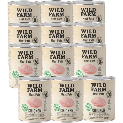 Wild Farm Pate Chicken 12 x 800 g