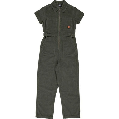 SAanta Cruz nohavice Line Up Utility Jumpsuit Dark Moss