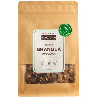 Pán Kukučka Domáca bezlepková granola čokoládová 450 g