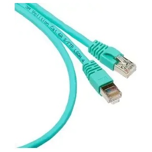 3M Пач кабел 3M VOL-6ASFL-L5, RJ45, S/FTP, CAT6a, 5м, тюркоаз (FQ100007415)