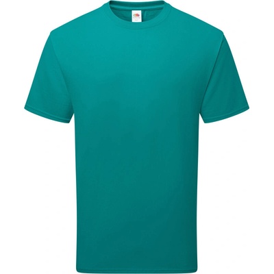 Fruit of the Loom Pure Cotton T krátký rukáv Modrozelená ocean