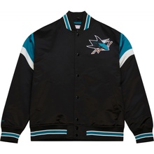 Mitchell & Ness pánská bunda San Jose Sharks NHL Heavyweight Satin jacket