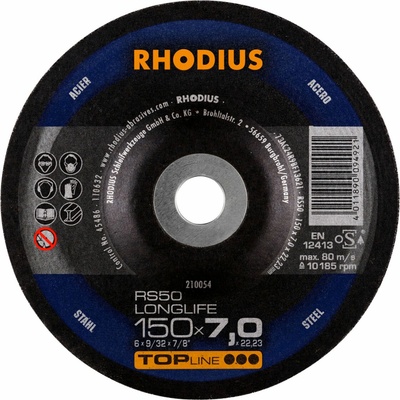 Rhodius Brúsny kotúč 150 x 7,0 x 22,23 mm 210054