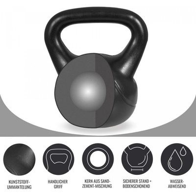 Gorilla Sports kettlebell činka plast 20 kg – Zboží Dáma