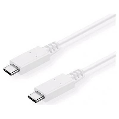 C-TECH CB-USB32-10W USB 3.2, Type-C (CM/CM), PD 100W, 20Gbps, 1m, bílý