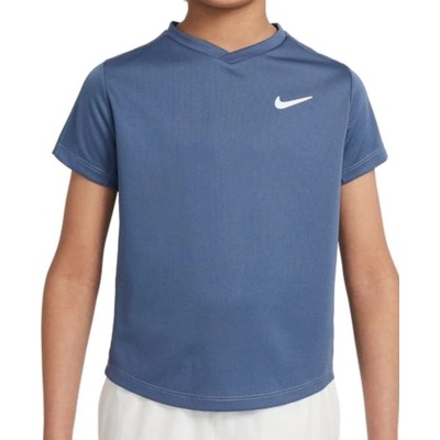 Nike Тениска за момчета Nike Court Dri-Fit Victory SS Top - ashen slate/ashen slate/white