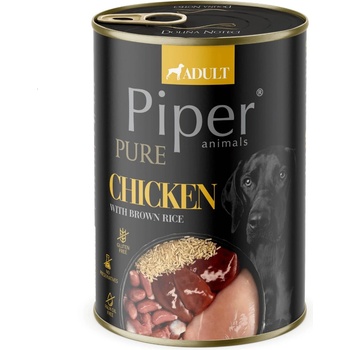 Dolina Noteci Pure Dog Adult - Пълноценна консервирана храна за израснали кучета с пилешко и кафяв ориз, 400гр