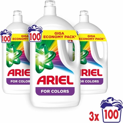 Ariel Color Tekutý prací prostriedok 3 x 4,5 l 300 PD