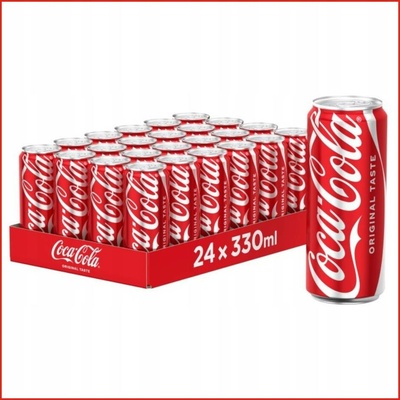Coca Cola plech 24 x 330 ml