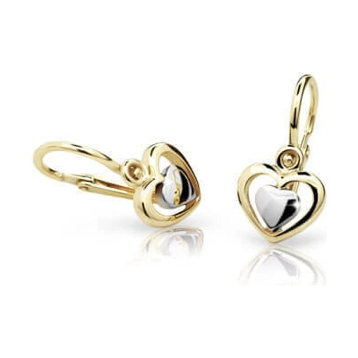 Cutie Jewellery dětské bicolor Srdíčka C1604-10-X-R1