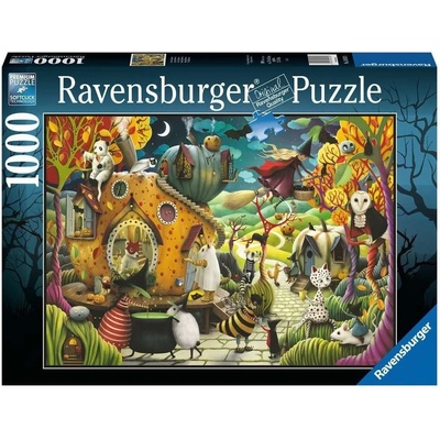 Ravensburger Пъзел Ravensburger от 1000 части - Весел Хелоуин (12000402)